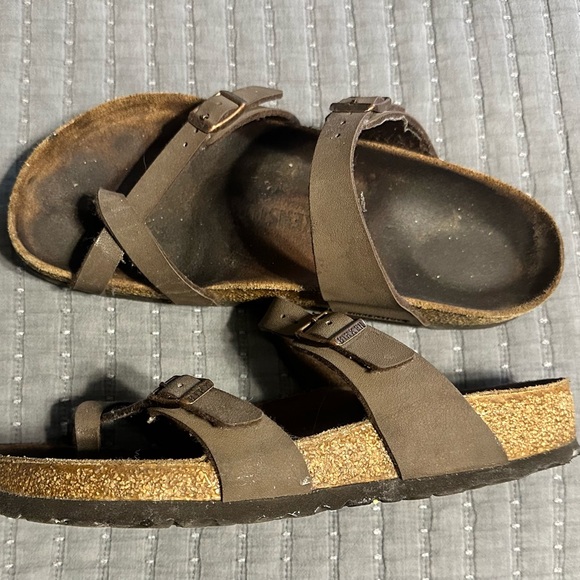 Birkenstock Dark Brown Sandals (Mayari) - Picture 1 of 3